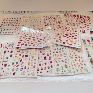 Summer sweets, treats, fruits Big Bundle of Nail Art Decals